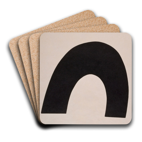Das Meer by Kurt Schwitters Art Drink Coaster set