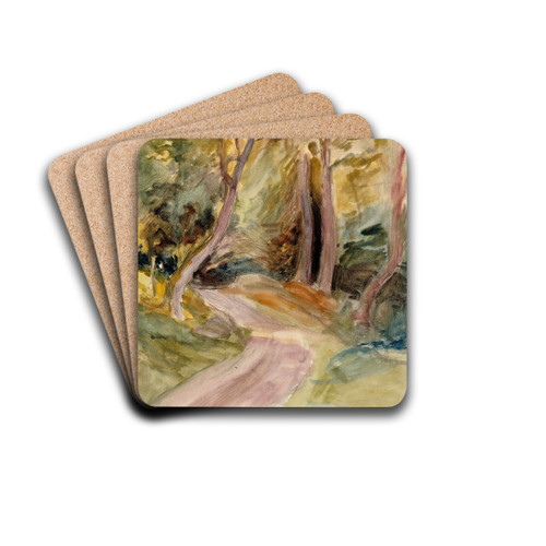 Metsnsisusta by Albert Edelfelt Drink Coasters - set of 4