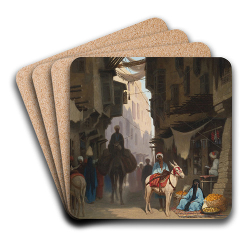 The Souk by Charles Thodore Frre Art Drink Coaster set