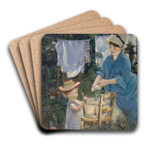 Laundry by douard Manet Art Drink Coaster set