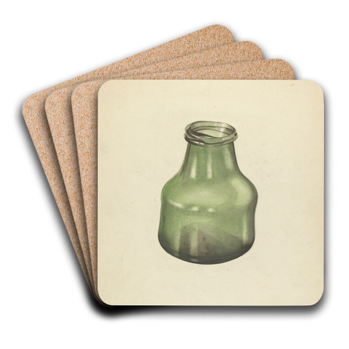 Jar by Isidore Steinberg Art Drink Coaster set Jar by Isidore Steinberg Art Drink Coaster set