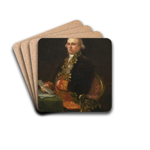 Don Antonio Noriega by Francisco de Goya Drink Coasters - set of 4