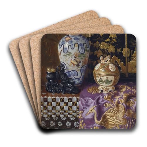 Stillleben Mit Asiatika by Ernst Czernotzky Art Drink Coaster set Stillleben Mit Asiatika by Ernst Czernotzky Art Drink Coaster set