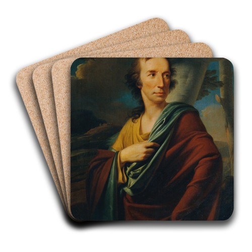 Herrenportrt by Heinrich Friedrich Fger Art Drink Coaster set Herrenportrt by Heinrich Friedrich Fger Art Drink Coaster set