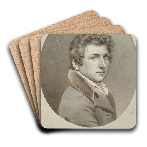 Zelfportret van Woutherus Mol by Woutherus Mol Art Drink Coaster set