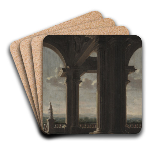 Architecture Piece by Danil de Blieck Art Drink Coaster set