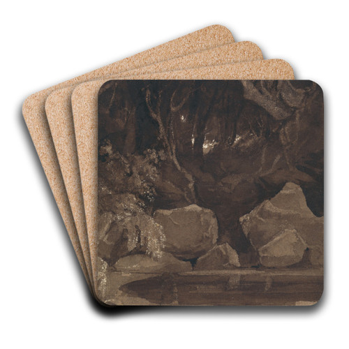 The Haunted Wood by Francis Danby Art Drink Coaster set
