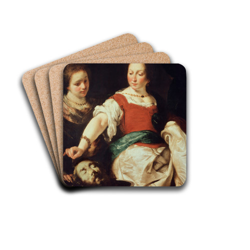 Salome by Bernardo Strozzi Drink Coasters - set of 4