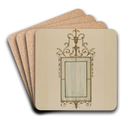 Mirror by Nicholas Gorid Art Drink Coaster set