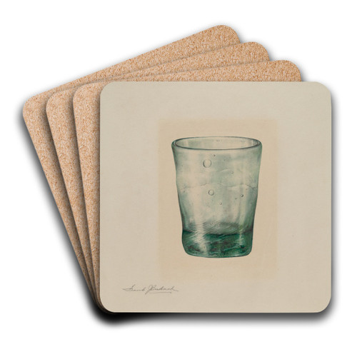 Tumbler by Frank Budash Art Drink Coaster set
