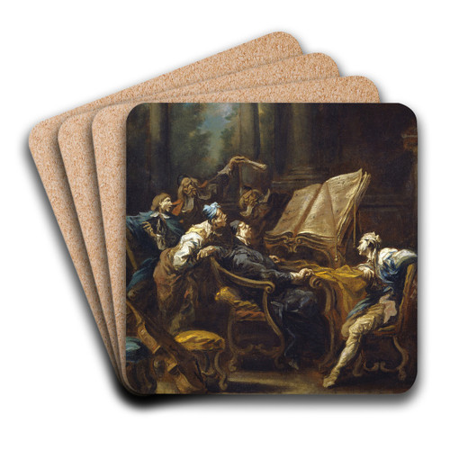 The Choristers by Alessandro Magnasco Art Drink Coaster set