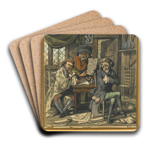 Out Of Place by Robert Dighton Art Drink Coaster set