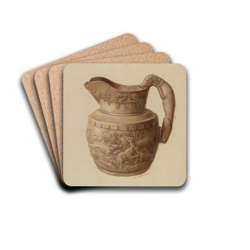 Pitcher by Max Soltmann Drink Coasters - set of 4