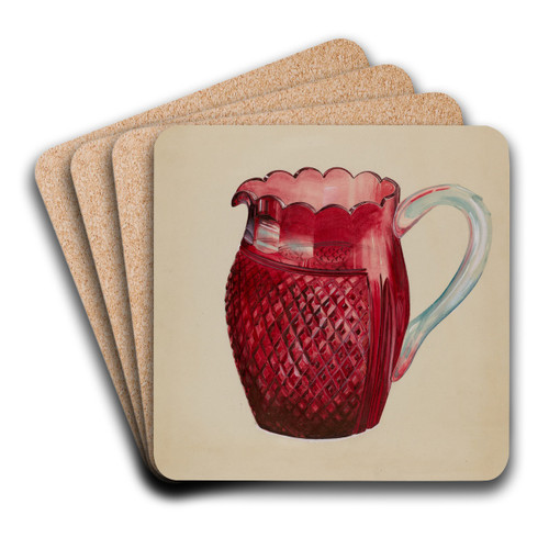 Pitcher by Ralph Atkinson Art Drink Coaster set