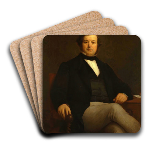 Pierre Balsan, 1807-1869 by Alexandre Cabanel Art Drink Coaster set