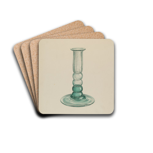 Candlestick by Giacinto Capelli Drink Coasters - set of 4
