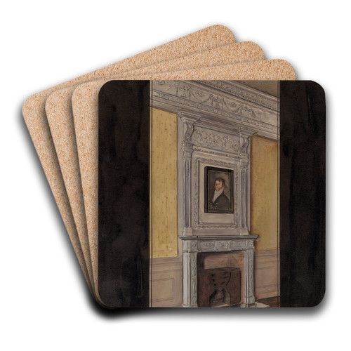 Interior by M. Rosenshield-von-Paulin Art Drink Coaster set