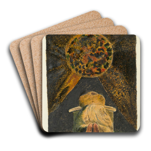 The song of Los. Lambeth Pl.1 by William Blake Art Drink Coaster set
