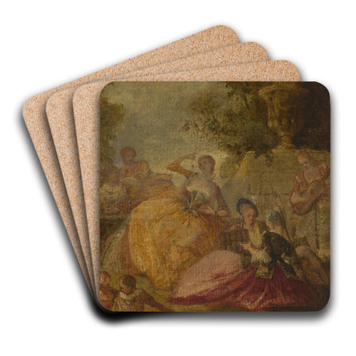 Divertissement by French School Art Drink Coaster set Divertissement by French School Art Drink Coaster set