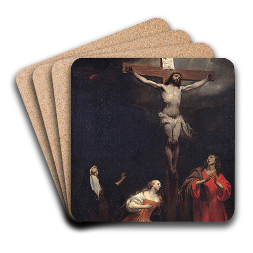 Crucifixion by Gabriel Metsu Art Drink Coaster set