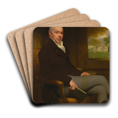 Portrait Of A Gentleman by Thomas Phillips Art Drink Coaster set