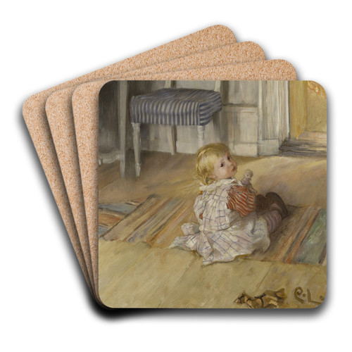 Pontus by Carl Larsson Art Drink Coaster set