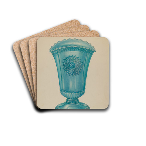 Vase by Gertrude Lemberg Drink Coasters - set of 4