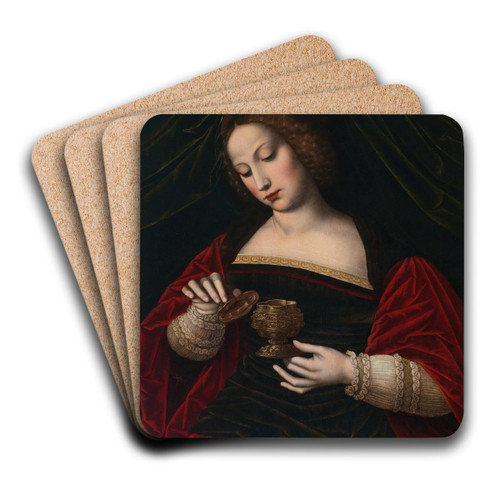 Mary Magdalen by Ambrosius Benson Art Drink Coaster set