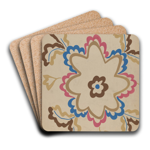 Colcha by Majel G. Claflin Art Drink Coaster set