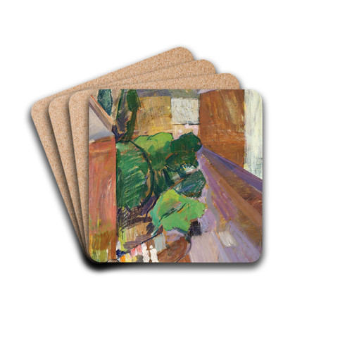 Fra Classensgade, regnvejr by Edvard Weie Drink Coasters - set of 4