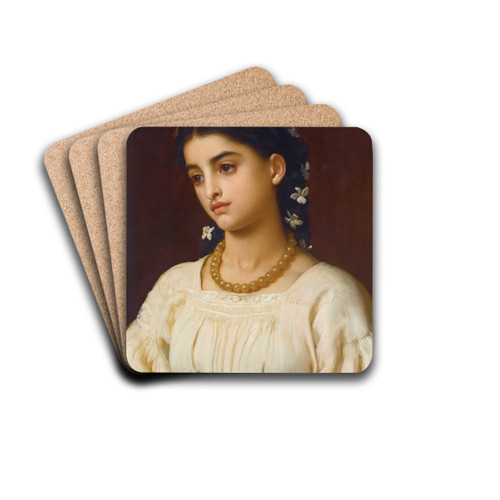 Catarina by Frederic Leighton Drink Coasters - set of 4