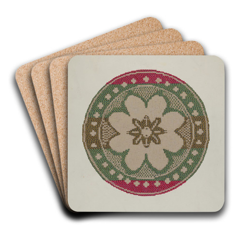Coverlet by Ruth M. Barnes Art Drink Coaster set