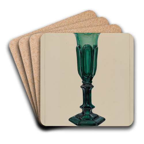 Vase by Janet Riza Art Drink Coaster set Vase by Janet Riza Art Drink Coaster set