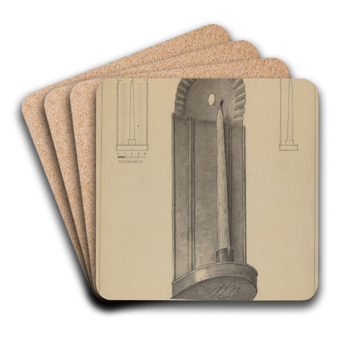 Sconce by Mildred Ford Art Drink Coaster set