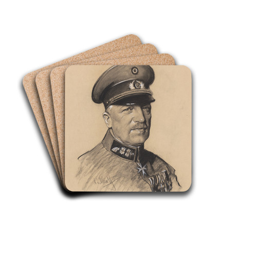 Kurt Von Schleicher by Samuel Johnson Woolf Drink Coasters - set of 4