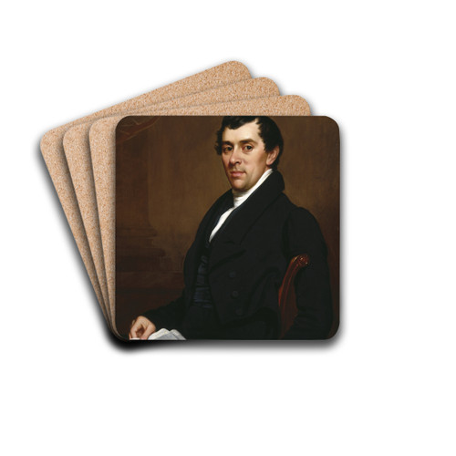David Leavitt by Samuel Lovett Waldo Drink Coasters - set of 4