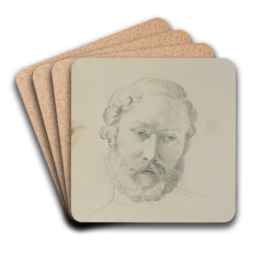 Studie zu 'Rdiger und Angelika' by Johann Peter Krafft Art Drink Coaster set