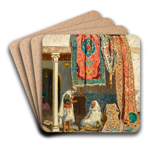 The carpet seller by Addison Thomas Millar Art Drink Coaster set