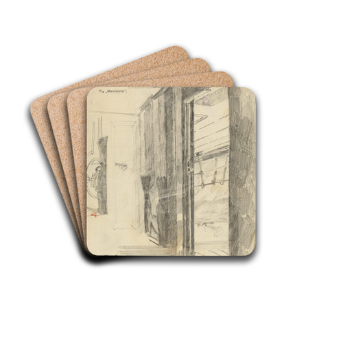 Btinterir by Christian Krohg Drink Coasters - set of 4