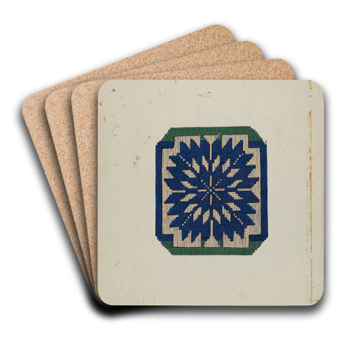 Coverlet by Ruth M. Barnes Art Drink Coaster set