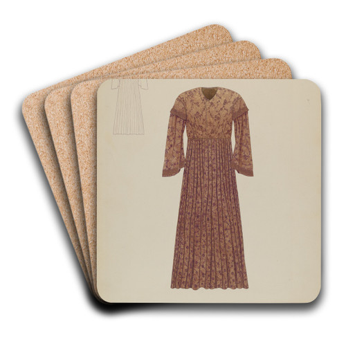 Wedding Dress by David P Willoughby Art Drink Coaster set Wedding Dress by David P Willoughby Art Drink Coaster set