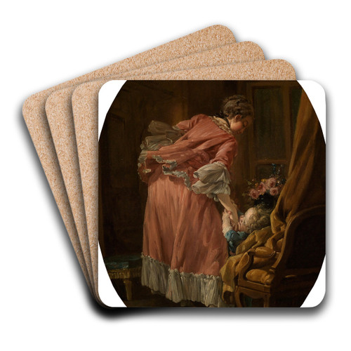 The spoiled child by Franois Boucher Art Drink Coaster set