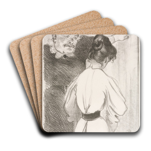 Laboratoire by Hermann Paul Art Drink Coaster set