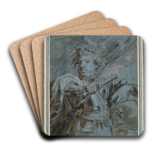 EmperorDomitian by Domenico Fetti Art Drink Coaster set