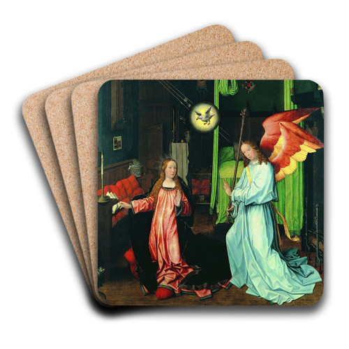Annunciation by Jan Provost Art Drink Coaster set