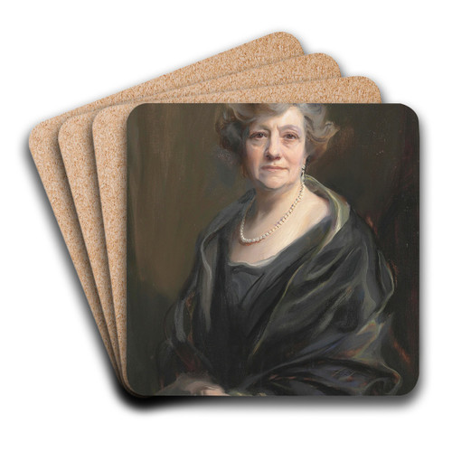Portrait of Jean Garmany Brandt by Philip Alexius de Lszl Art Drink Coaster set