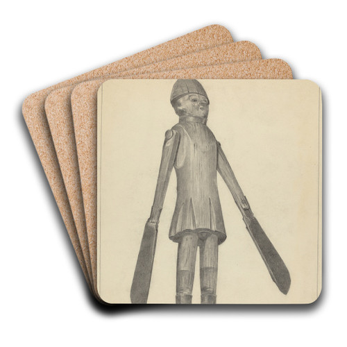 Whirligig by Joseph Stonefield Art Drink Coaster set