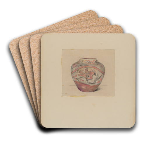 Vessel by Mary Berner Art Drink Coaster set
