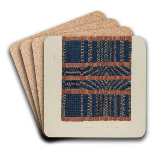 Coverlet by Ruth M. Barnes Art Drink Coaster set