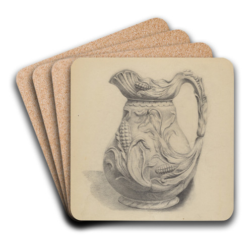 Pitcher by Louis Annino Art Drink Coaster set